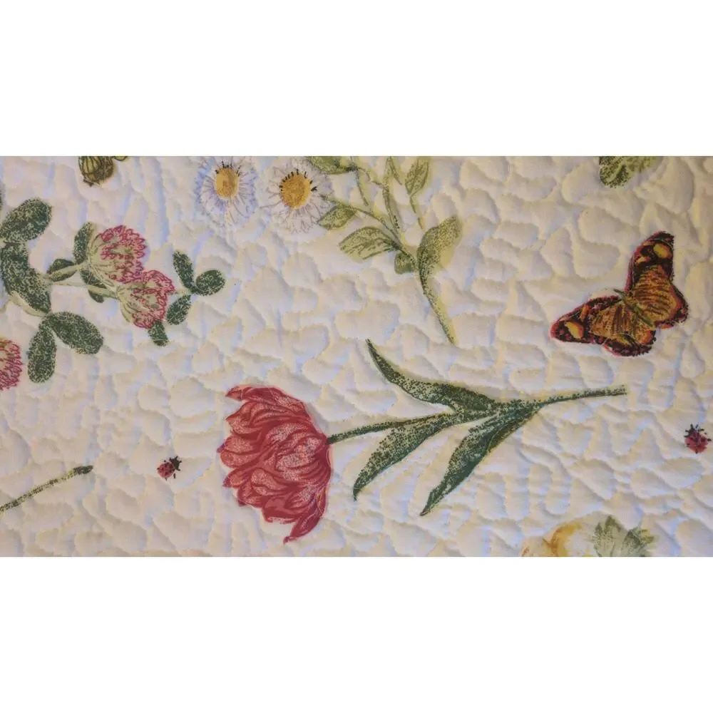 Wildflowers by Park Designs Scalloped Placemats, 4, New, Butterflies, Floral